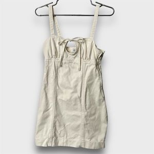 UO White Denim Dress